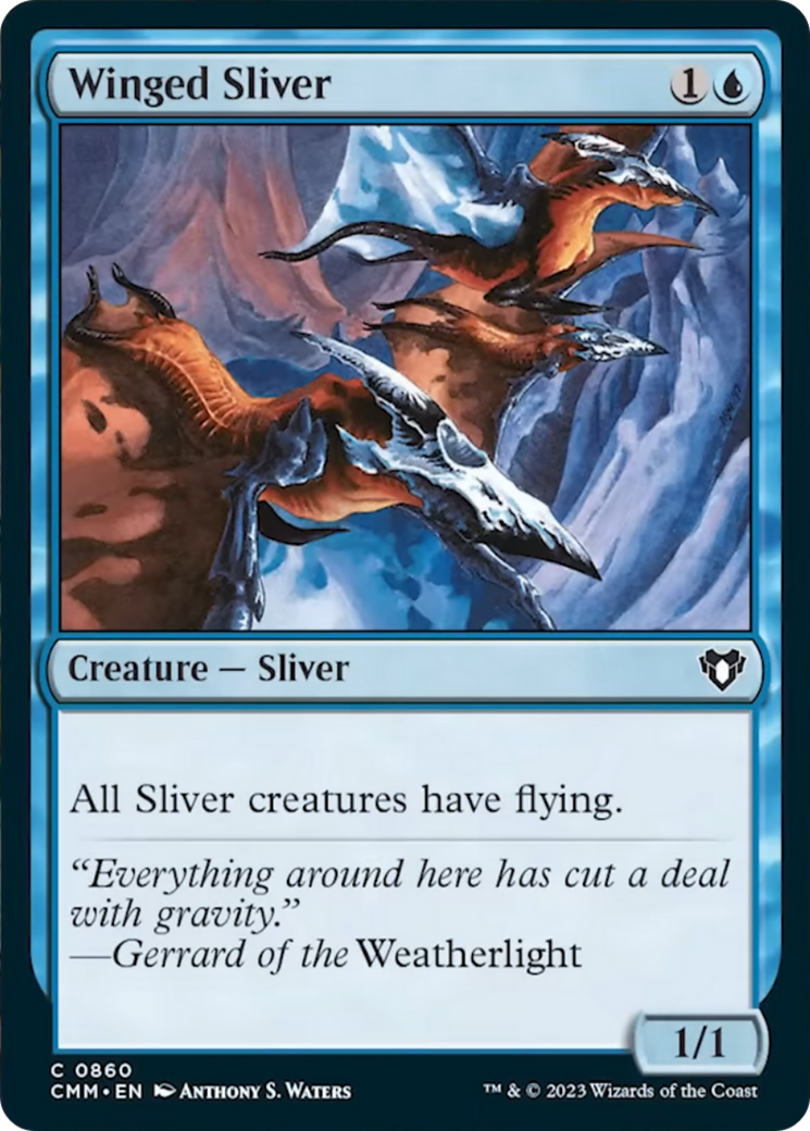 Winged Sliver [Commander Masters] | The Time Vault CA