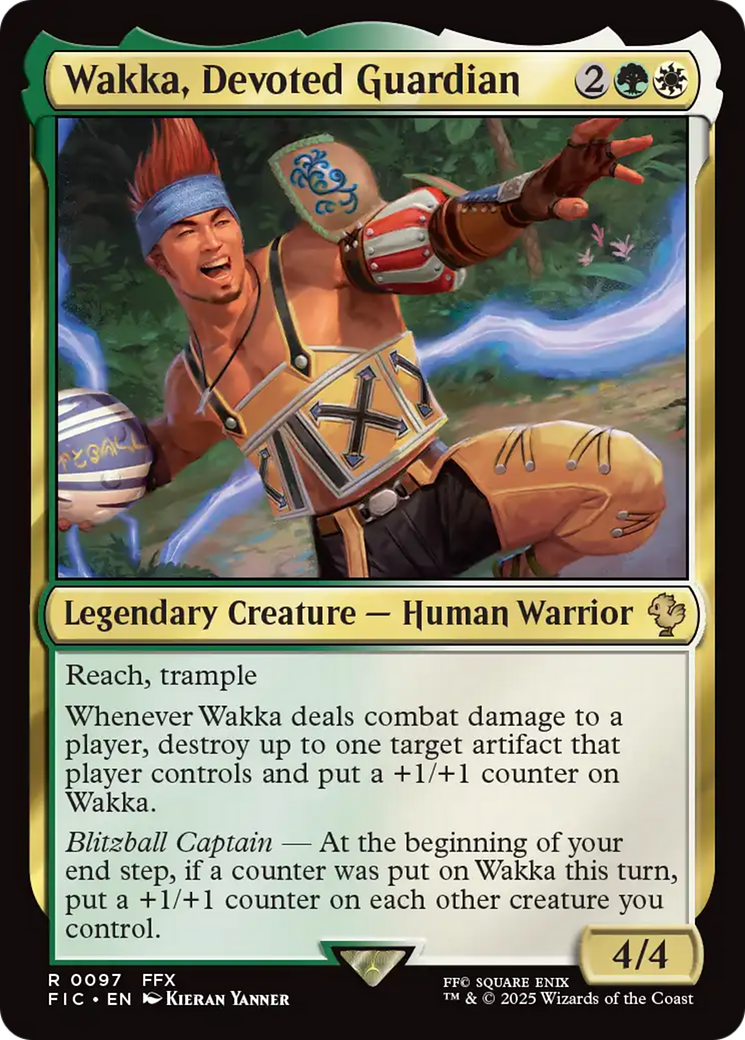 Wakka, Devoted Guardian [FINAL FANTASY Commander] | The Time Vault CA