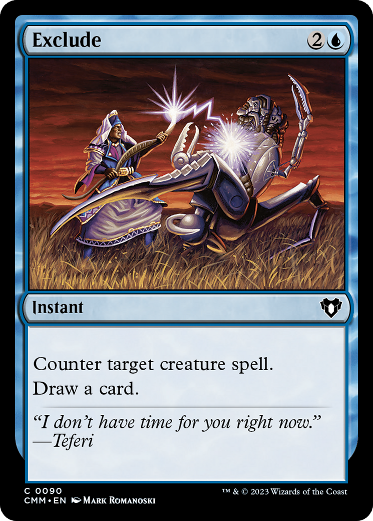 Exclude [Commander Masters] | The Time Vault CA