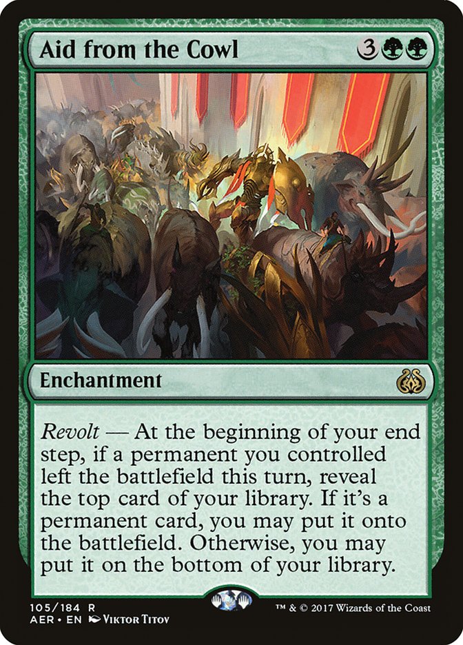 Aid from the Cowl [Aether Revolt] | The Time Vault CA