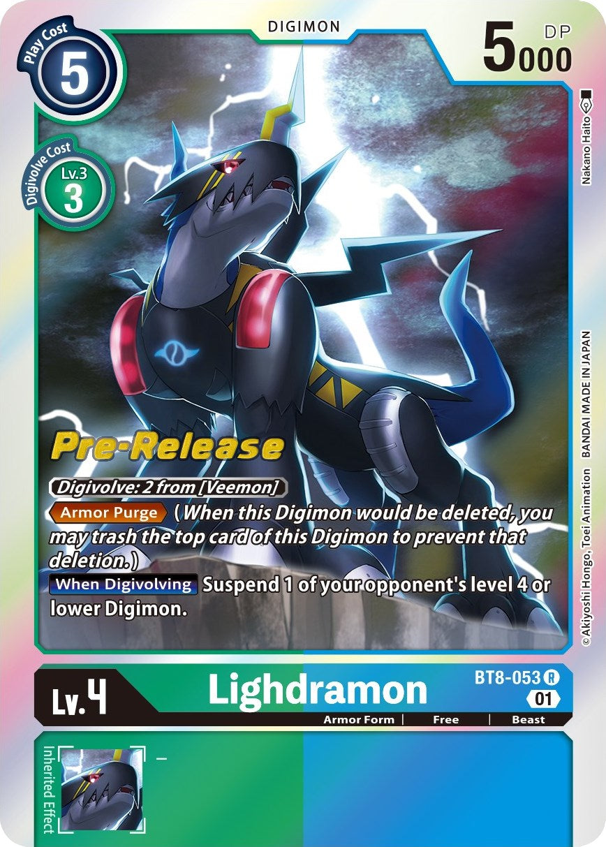 Lighdramon [BT8-053] [New Awakening Pre-Release Cards] | The Time Vault CA