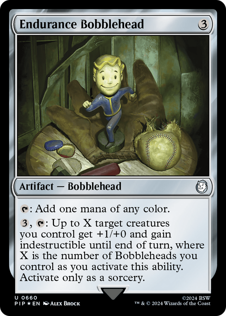 Endurance Bobblehead (Surge Foil) [Fallout] | The Time Vault CA