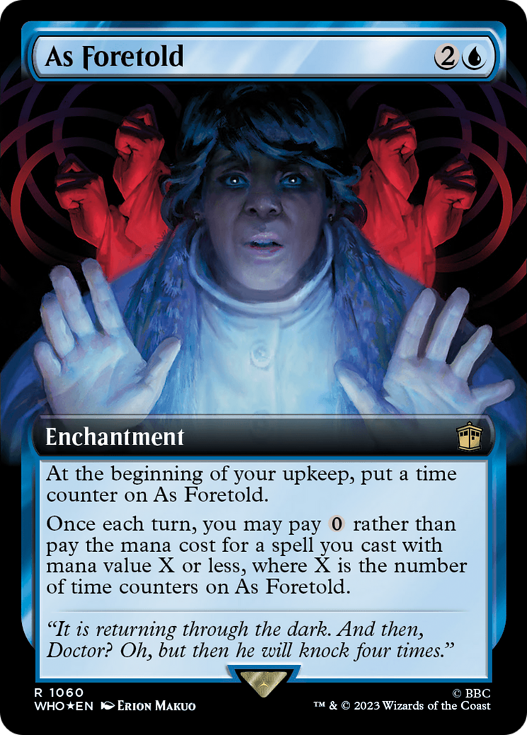 As Foretold (Extended Art) (Surge Foil) [Doctor Who] | The Time Vault CA