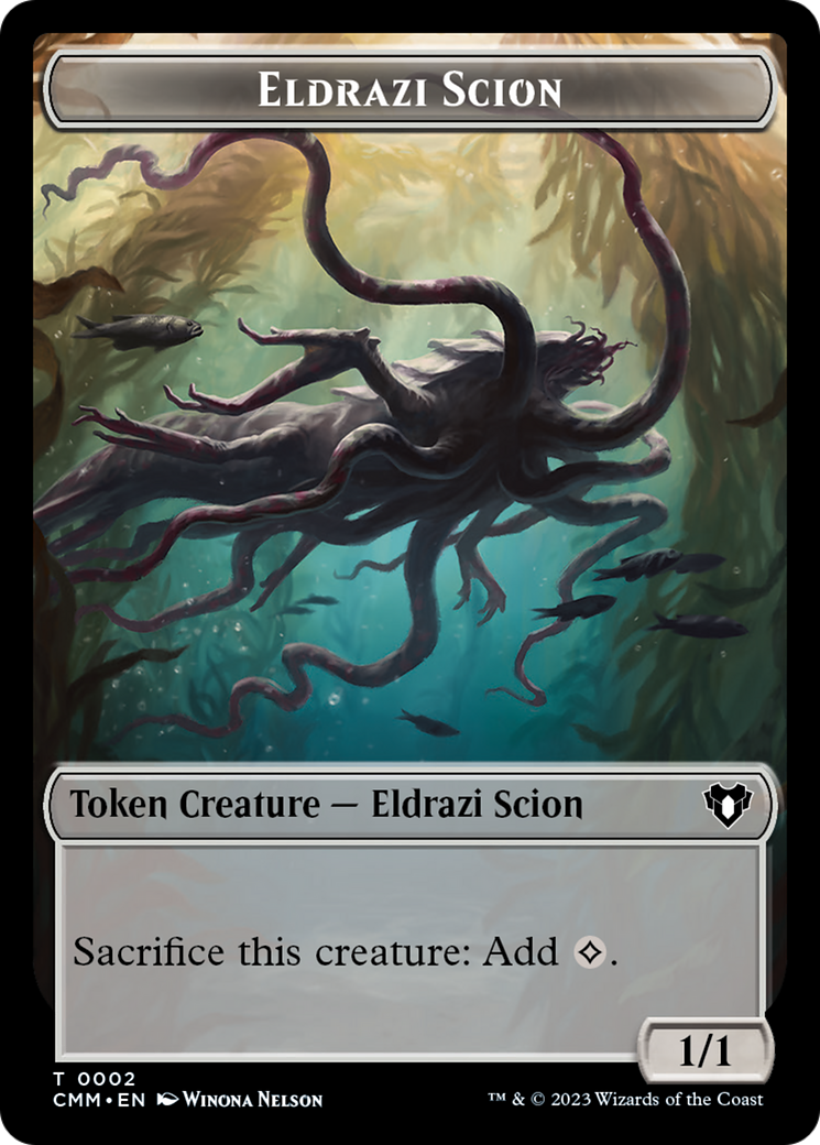 Spirit // Eldrazi Scion Double-Sided Token [Commander Masters Tokens] | The Time Vault CA