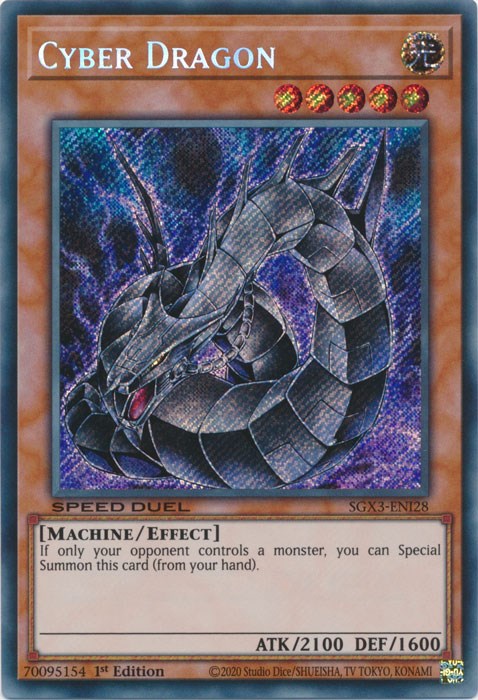 Cyber Dragon [SGX3-ENI28] Secret Rare | The Time Vault CA