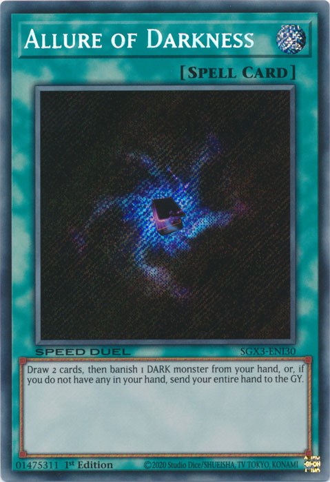 Allure of Darkness [SGX3-ENI30] Secret Rare | The Time Vault CA