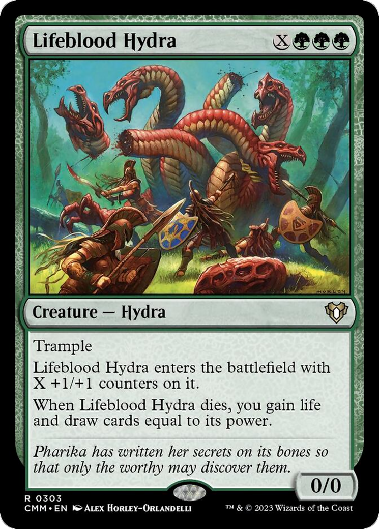 Lifeblood Hydra [Commander Masters] | The Time Vault CA