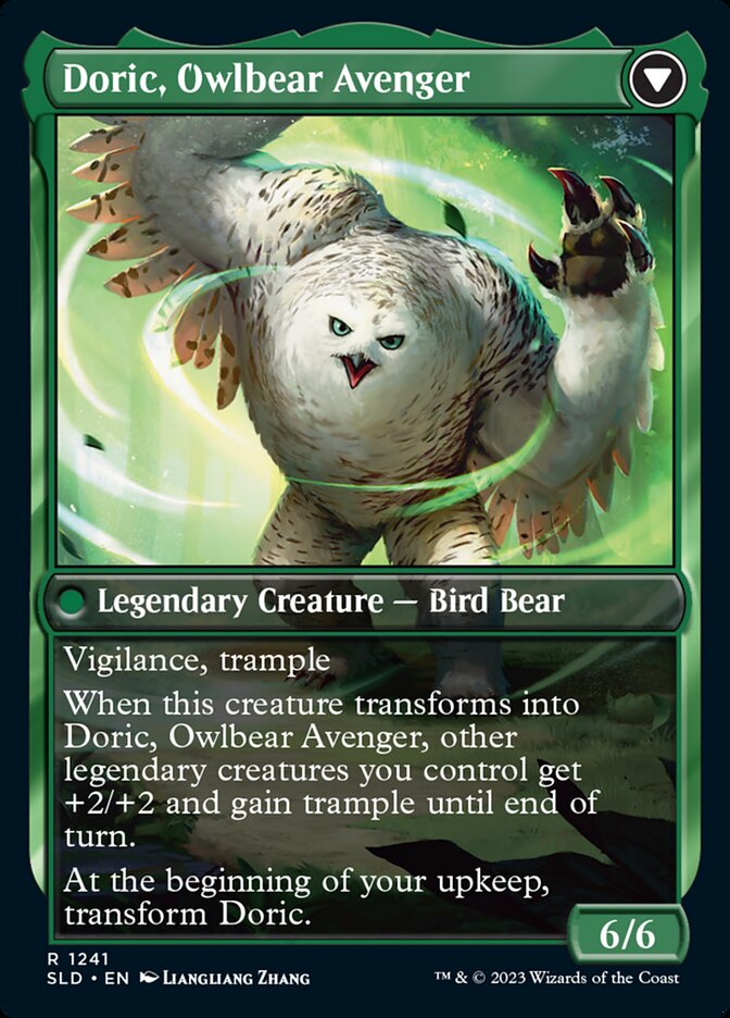 Doric, Nature's Warden // Doric, Owlbear Avenger [Secret Lair Drop Series] | The Time Vault CA