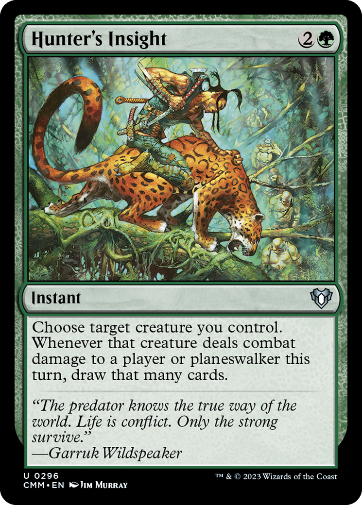 Hunter's Insight [Commander Masters] | The Time Vault CA