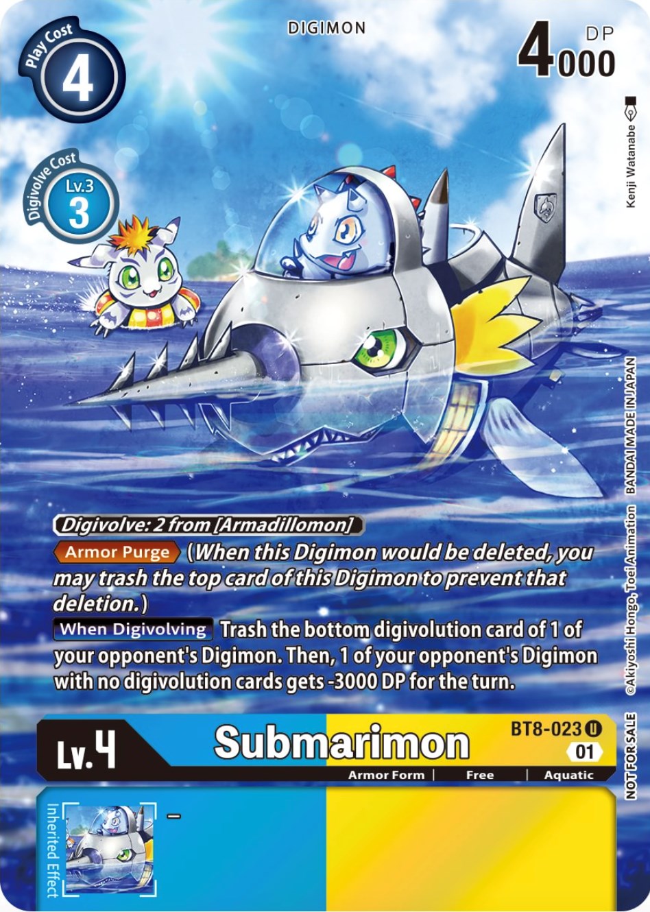 Submarimon [BT8-023] (Official Tournament Pack Vol.9) [New Awakening Promos] | The Time Vault CA