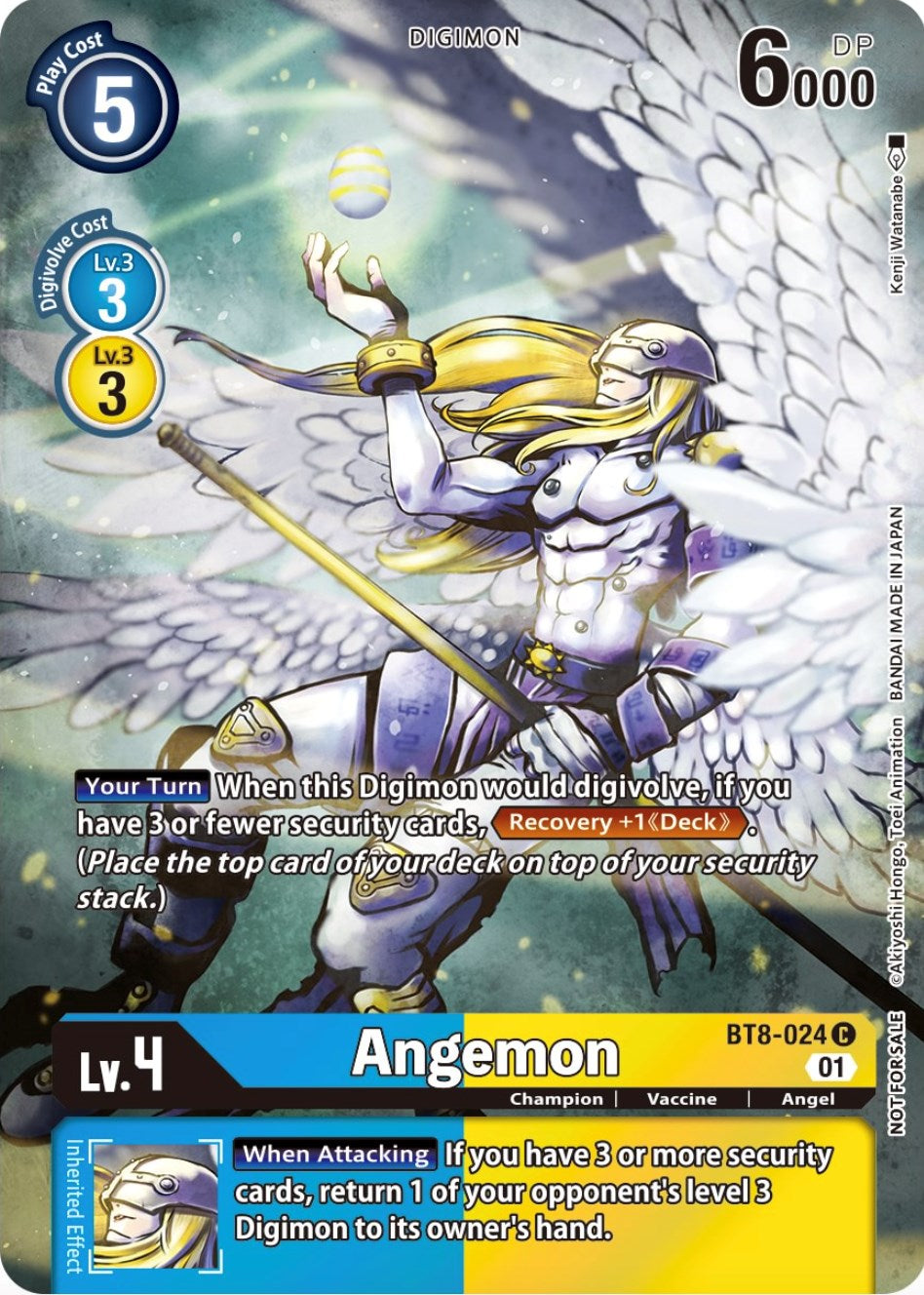Angemon [BT8-024] (Official Tournament Pack Vol.9) [New Awakening Promos] | The Time Vault CA