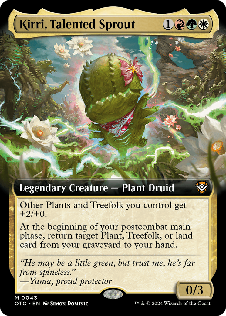 Kirri, Talented Sprout (Extended Art) [Outlaws of Thunder Junction Commander] | The Time Vault CA