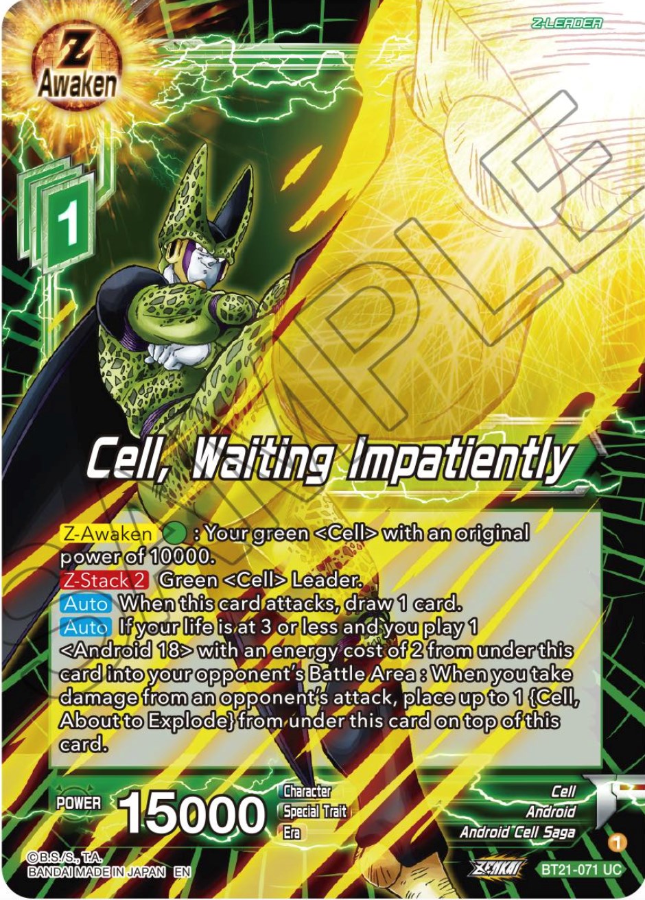 Cell, Waiting Impatiently (BT21-071) [Wild Resurgence] | The Time Vault CA