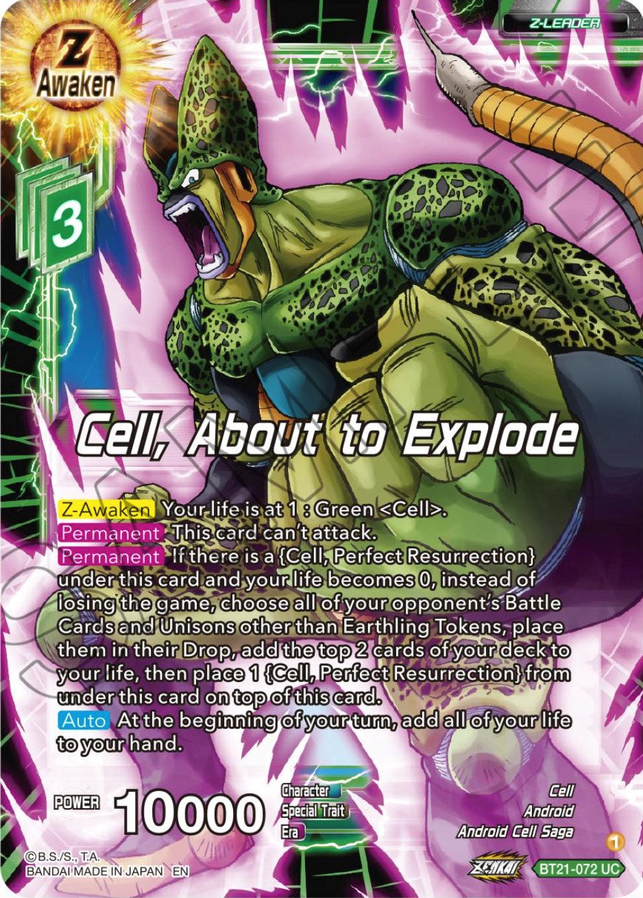 Cell, About to Explode (BT21-072) [Wild Resurgence] | The Time Vault CA