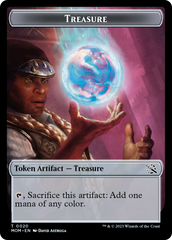 Treasure // Gremlin Double-Sided Token [March of the Machine Commander Tokens] | The Time Vault CA