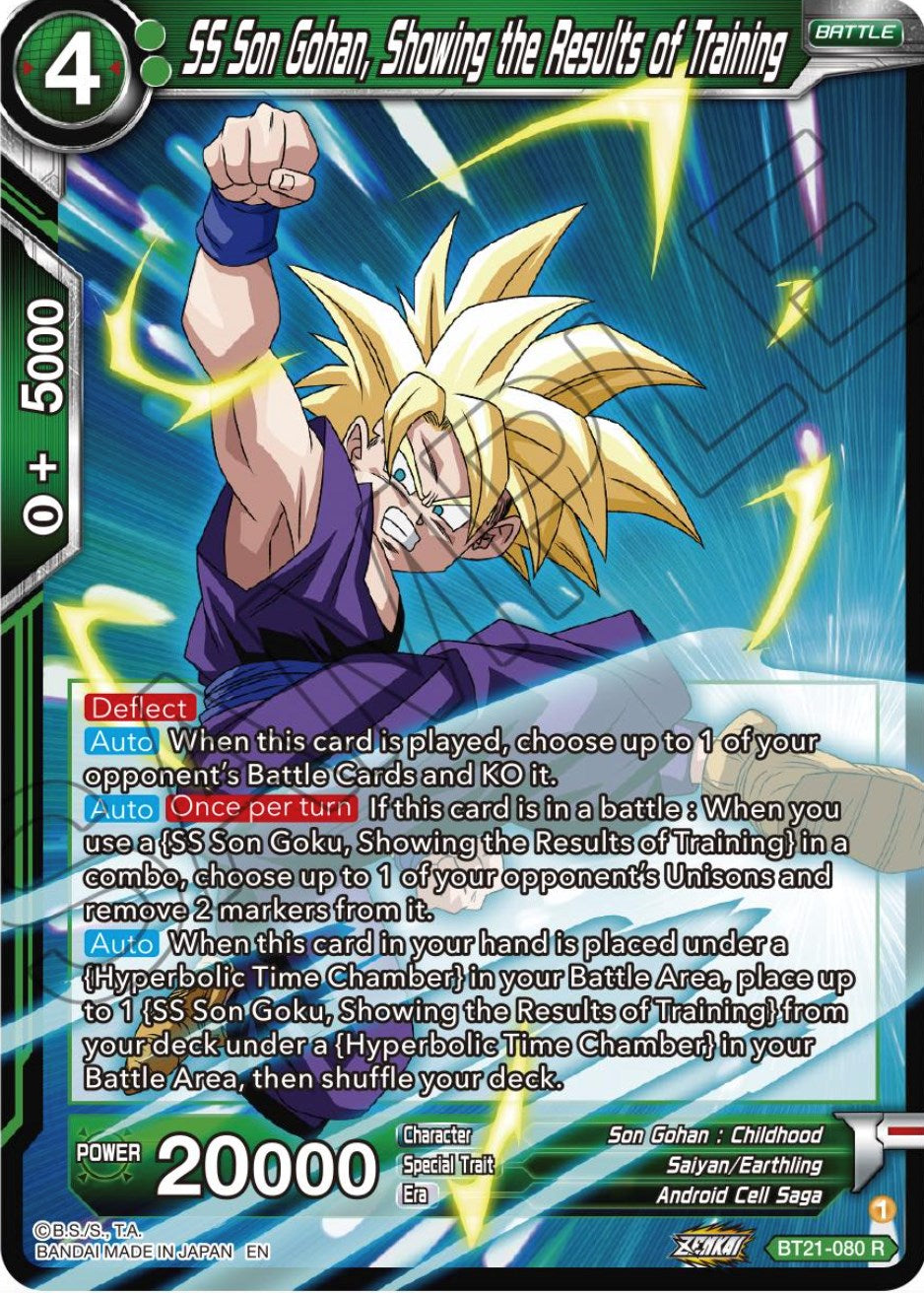 SS Son Gohan, Showing the Results of Training (BT21-080) [Wild Resurgence] | The Time Vault CA