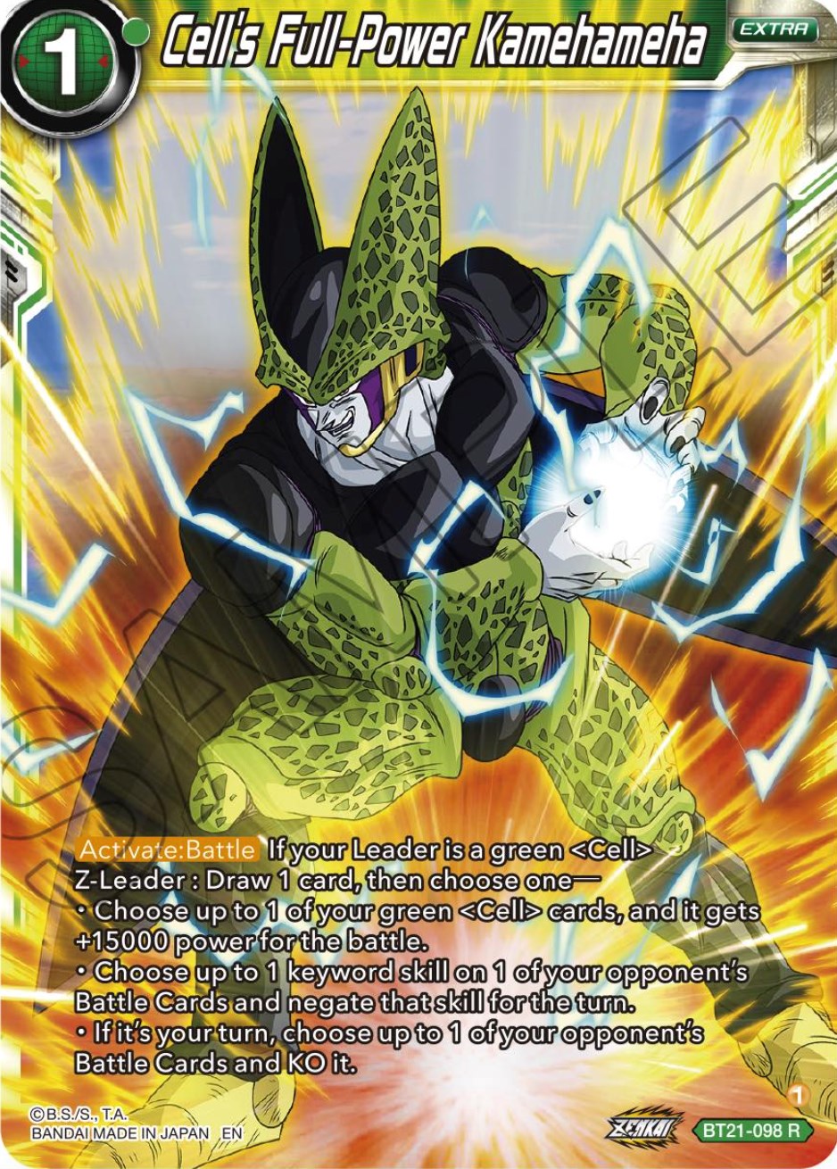 Cell's Full-Power Kamehameha (BT21-098) [Wild Resurgence] | The Time Vault CA