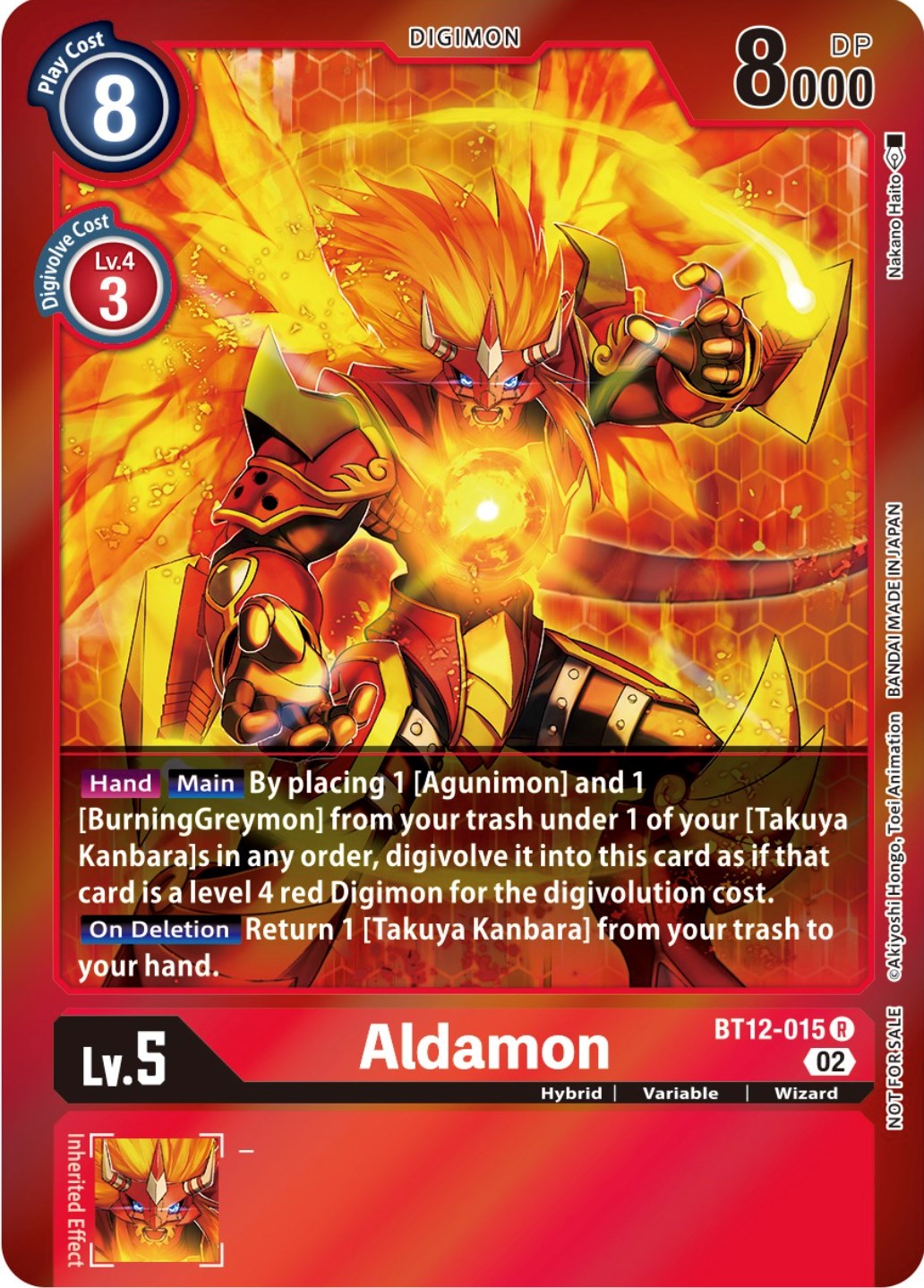 Aldamon [BT12-015] (Tamer Party -Special-) [Across Time Promos] | The Time Vault CA
