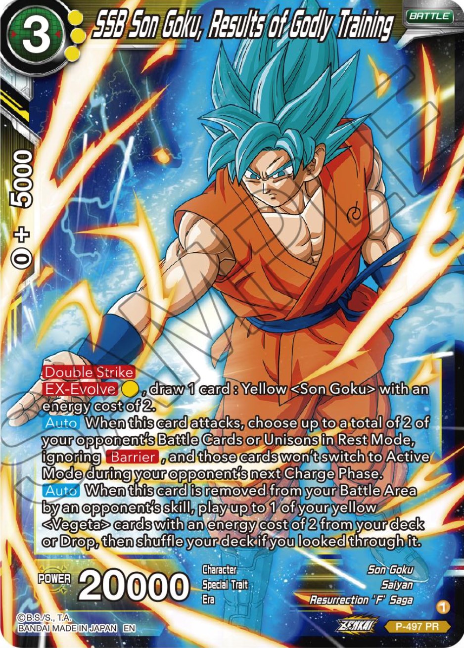 SSB Son Goku, Results of Godly Training (P-497) [Promotion Cards] | The Time Vault CA