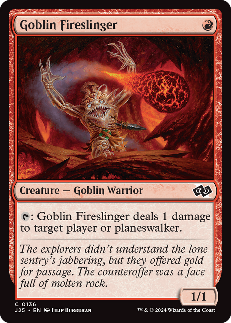 Goblin Fireslinger [Foundations Jumpstart] | The Time Vault CA