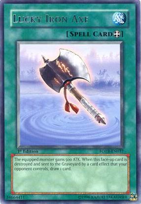 Lucky Iron Axe [FOTB-EN037] Rare | The Time Vault CA