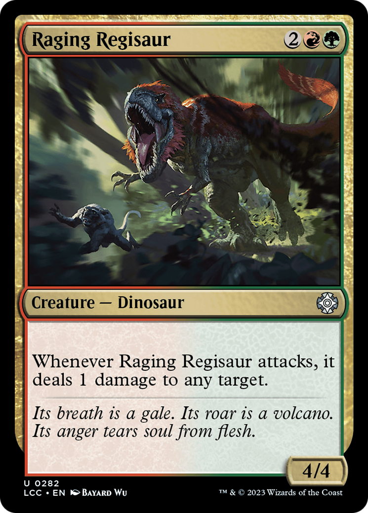 Raging Regisaur [The Lost Caverns of Ixalan Commander] | The Time Vault CA