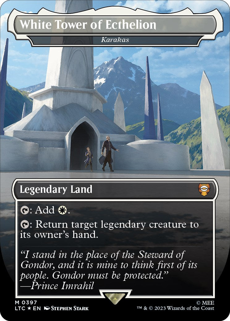 White Tower of Ecthelion - Karakas (Surge Foil Realms and Relics) [The Lord of the Rings: Tales of Middle-Earth Commander] | The Time Vault CA