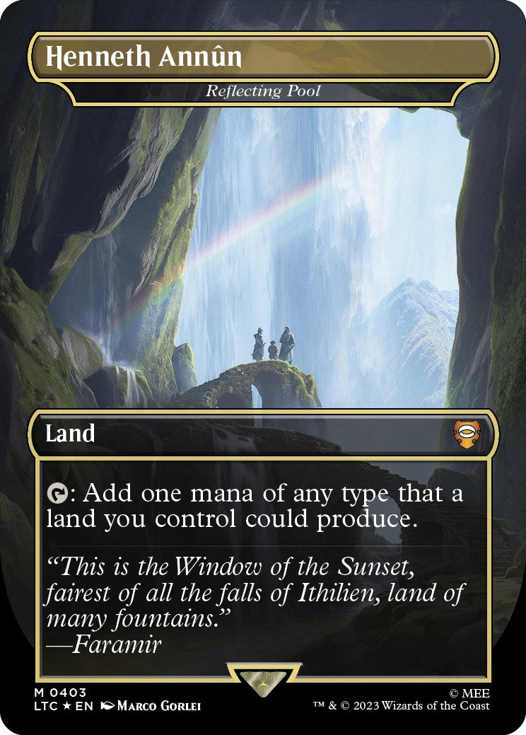 Henneth Annun - Reflecting Pool (Surge Foil Realms and Relics) [The Lord of the Rings: Tales of Middle-Earth Commander] | The Time Vault CA