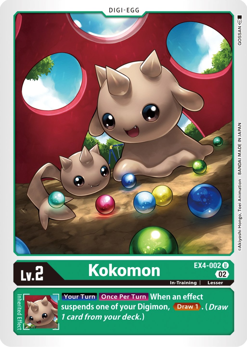 Kokomon [EX4-002] [Alternative Being Booster] | The Time Vault CA