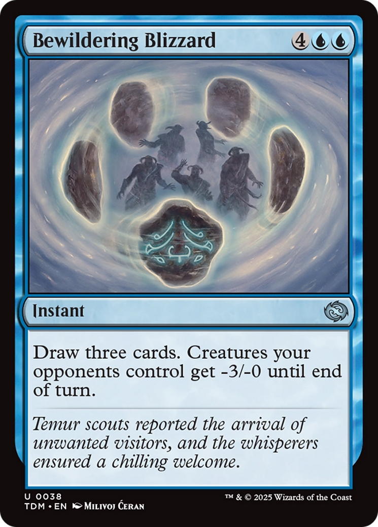 Bewildering Blizzard [Tarkir: Dragonstorm] | The Time Vault CA