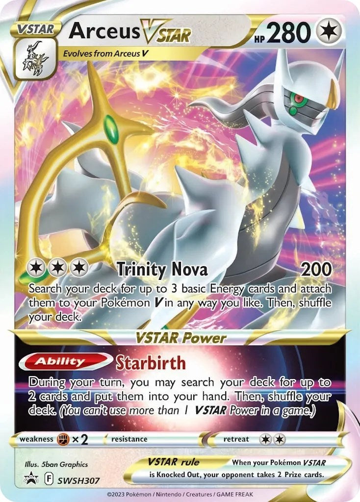 Arceus VSTAR (SWSH307) [Sword & Shield: Black Star Promos] | The Time Vault CA