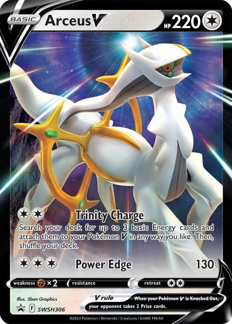 Arceus V (SWSH306) [Sword & Shield: Black Star Promos] | The Time Vault CA