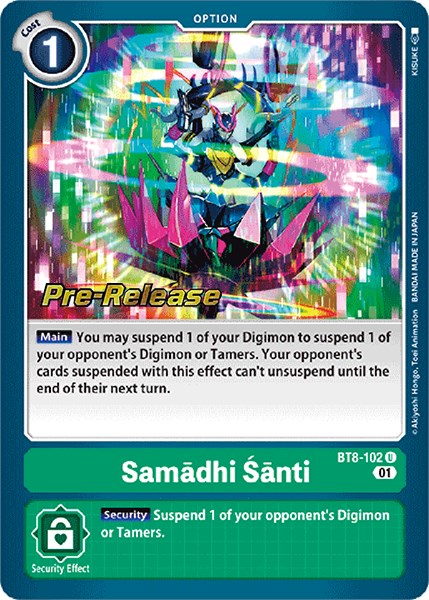 Samadhi Santi [BT8-102] [New Awakening Pre-Release Cards] | The Time Vault CA