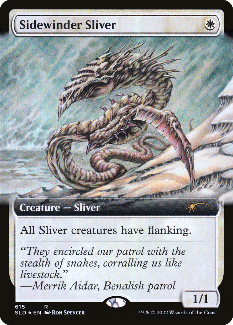 Sidewinder Sliver (Extended Art) [Secret Lair Drop Promos] | The Time Vault CA