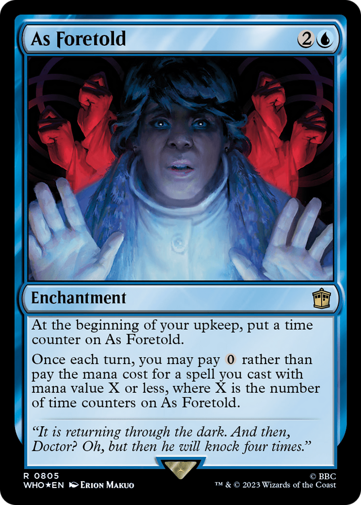 As Foretold (Surge Foil) [Doctor Who] | The Time Vault CA