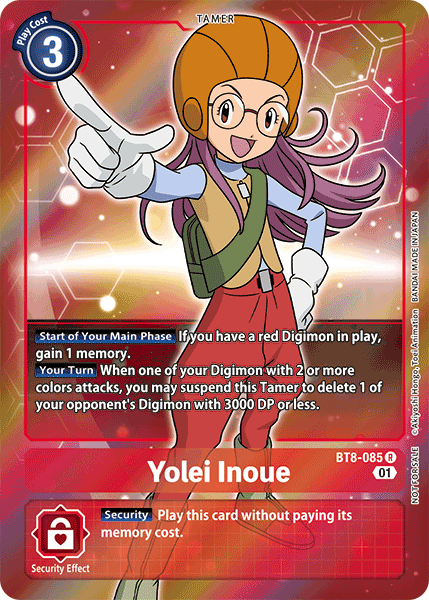 Yolei Inoue [BT8-085] (Alternative Art - Box Topper) [New Awakening] | The Time Vault CA