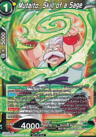 Mutaito, Skill of a Sage (Power Booster) (P-159) [Promotion Cards] | The Time Vault CA