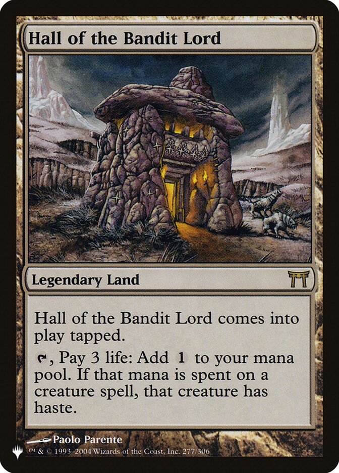 Hall of the Bandit Lord [The List] | The Time Vault CA