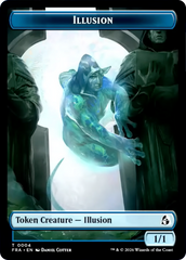 Illusion // Jace Double-Sided Token [Reality Fracture Tokens] | The Time Vault CA