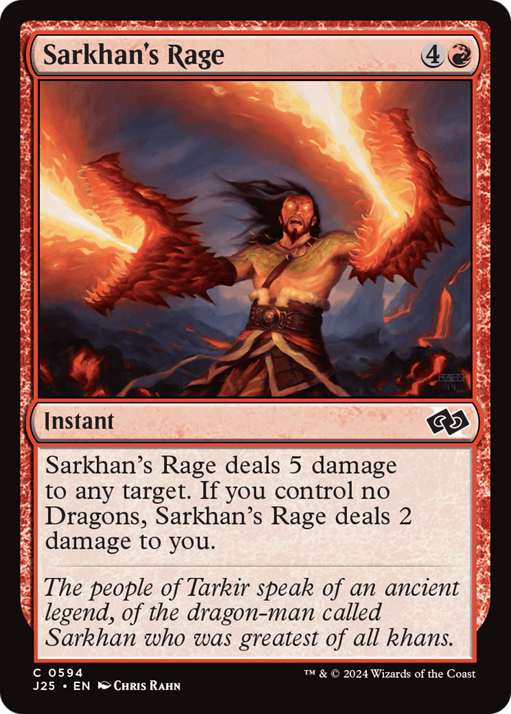 Sarkhan's Rage [Foundations Jumpstart] | The Time Vault CA