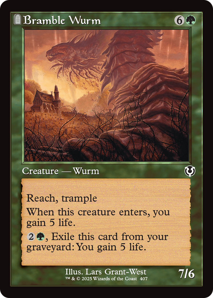 Bramble Wurm (Retro Frame) [Innistrad Remastered] | The Time Vault CA