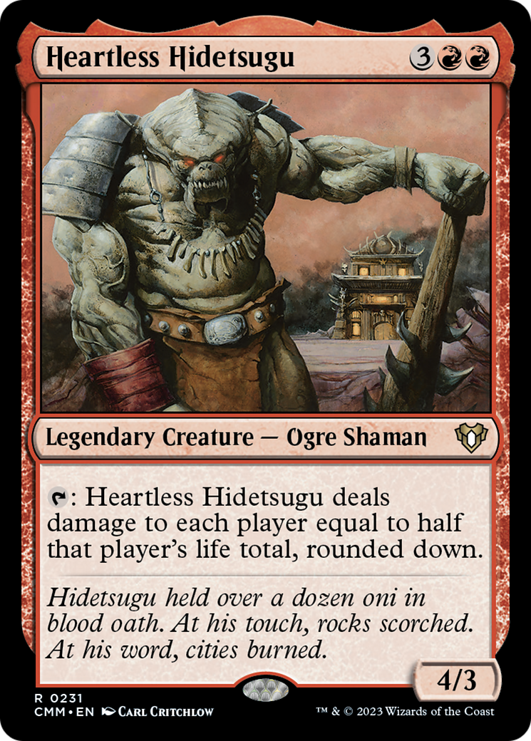 Heartless Hidetsugu [Commander Masters] | The Time Vault CA