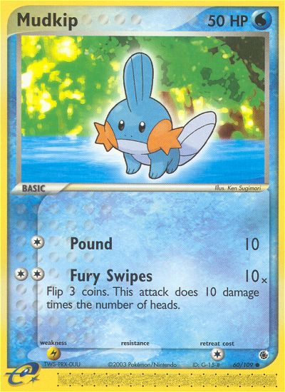 Mudkip (60/109) [EX: Ruby & Sapphire] | The Time Vault CA