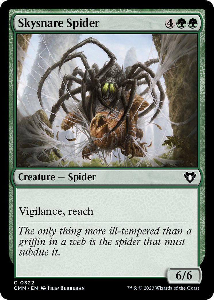 Skysnare Spider [Commander Masters] | The Time Vault CA