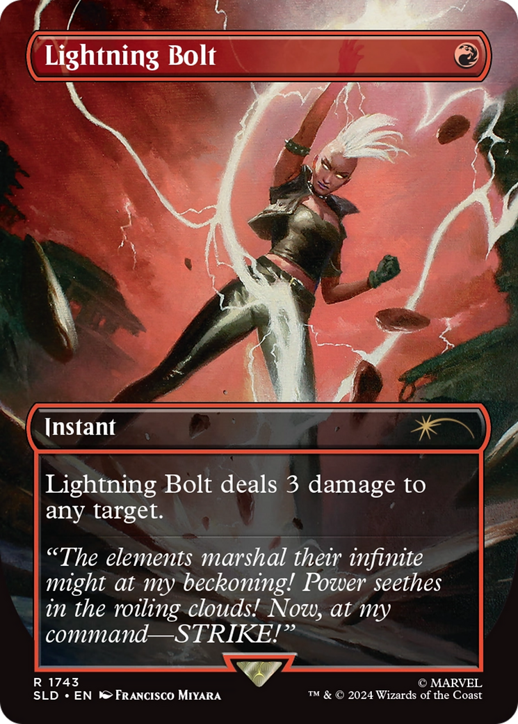 Lightning Bolt (1743) (Rainbow Foil) [Secret Lair Drop Series] | The Time Vault CA