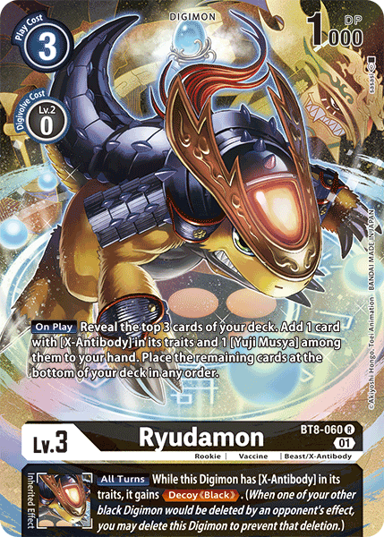 Ryudamon [BT8-060] (Alternate Art) [New Awakening] | The Time Vault CA