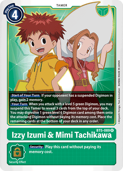 Izzy Izumi & Mimi Tachikawa [BT5-089] [Battle of Omni] | The Time Vault CA