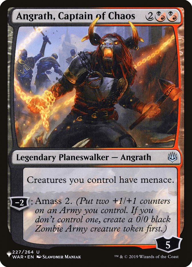 Angrath, Captain of Chaos [The List] | The Time Vault CA