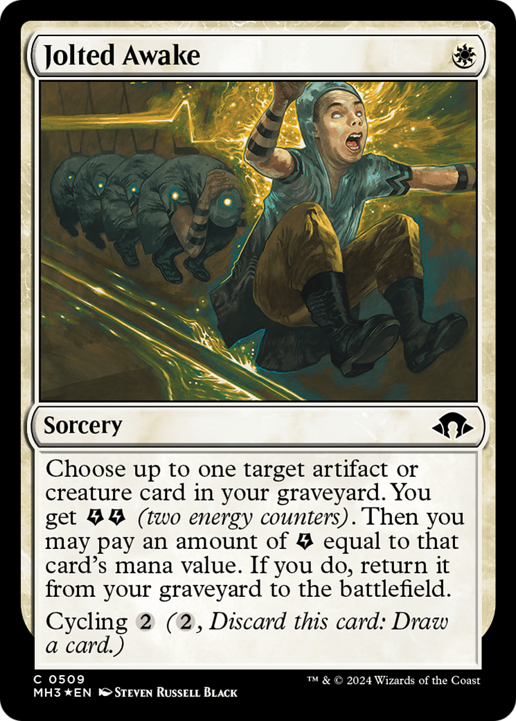 Jolted Awake (Ripple Foil) [Modern Horizons 3] | The Time Vault CA