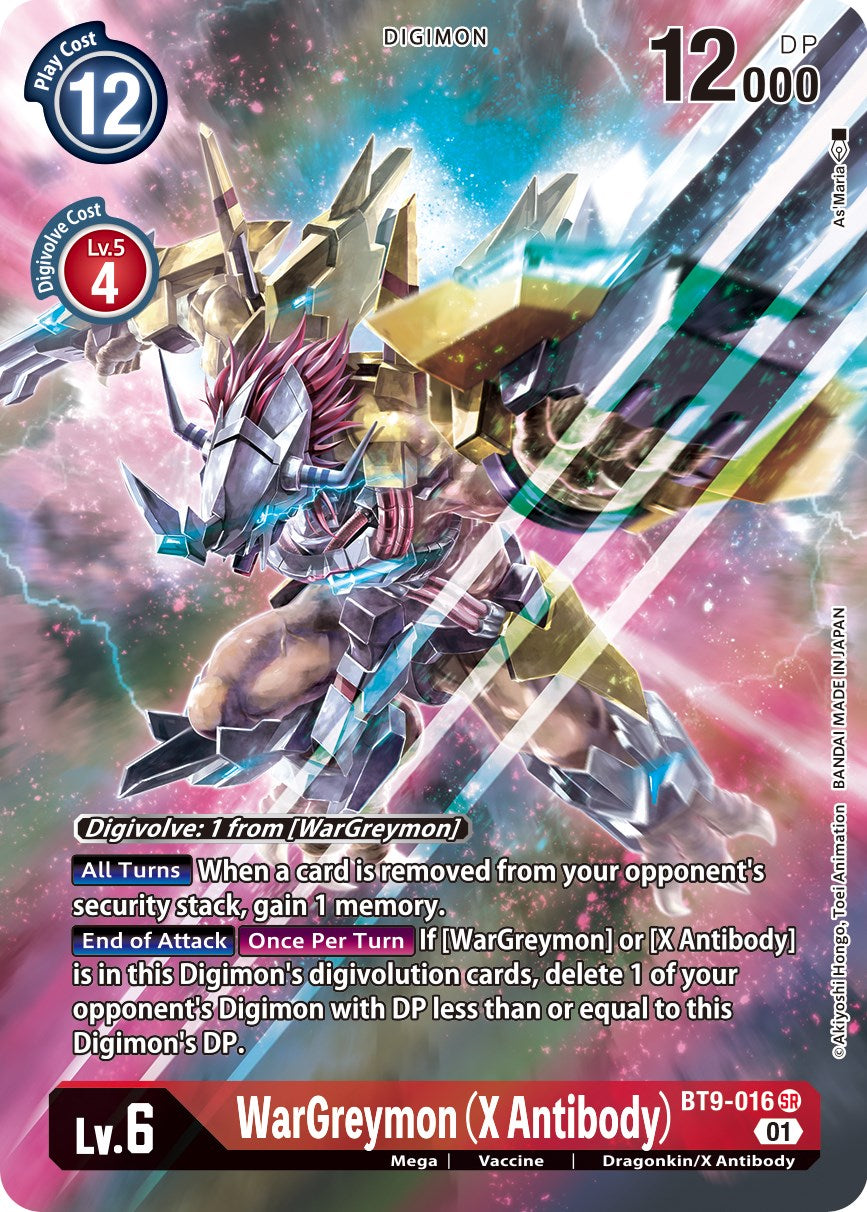 WarGreymon (X Antibody) [BT9-016] (Alternate Art) [X Record] | The Time Vault CA